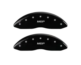 MGP Caliper Covers Front Set of 2 Black Finish | Silver MGP Chevrolet Silverado 1500 2007-2013