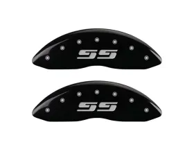MGP Caliper Covers Front Set of 2 Black Finish | Silver SS Silverado Chevrolet Silverado 1500 2007-2013