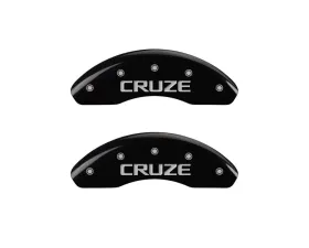 MGP Caliper Covers Front Set of 2 Black Finish | Silver Cruze Chevrolet Cruze 2011-2013