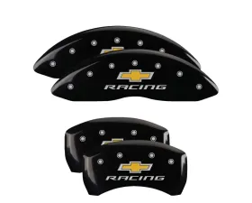 MGP Caliper Covers Set of 4 Black Finish for 2014-2015 Chevrolet SS Racing Style
