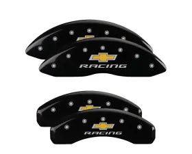 MGP Caliper Covers Set of 4 Black Finish for 2015-2017 Chevrolet SS Racing