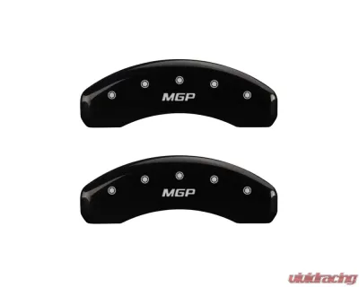 MGP Caliper Covers Rear Set of 2 Black Finish | Silver MGP Chevrolet Tahoe 2018-2019 - 14254RMGPBK