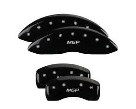 MGP Caliper Covers Set of 4 Black Finish for Nissan Maxima 2004-2008, T-6061 Aluminum