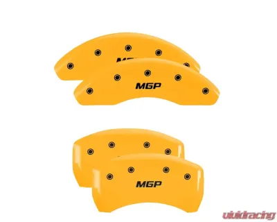MGP Caliper Covers Set of 4 Yellow Finish | Black MGP Pontiac - 18025SMGPYL