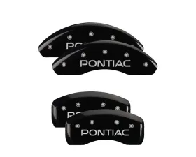 MGP Caliper Covers Set of 4 Black Finish for Pontiac Grand Prix 1999-2003 & Bonneville 2000-2005