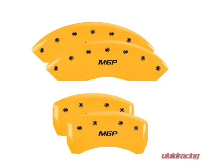 MGP Caliper Covers Set of 4 Yellow Finish | Black MGP Pontiac Solstice 2006-2009 - 18030SMGPYL