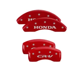 MGP Caliper Covers Set of 4 Red Finish | Silver Honda | CR-V Honda CR-V 2007-2011
