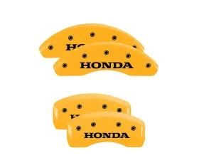 MGP Caliper Covers Set of 4 Yellow Finish | Black Honda Honda CR-V 2007-2011