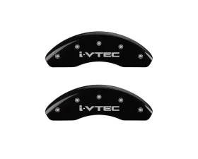 MGP Caliper Covers Front Set of 2 Black Finish | Silver i-Vtec Honda Civic 2006-2011