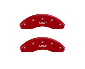 MGP Caliper Covers Front Set of 2 Red Finish | Silver MGP Honda Civic 2006-2011