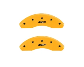 MGP Caliper Covers Front Set of 2 Yellow Finish | Black MGP Honda Civic 2006-2011