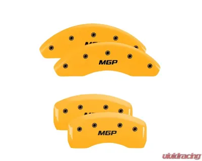 MGP Caliper Covers Set of 4 Yellow Finish | Black MGP Honda Accord 2003-2007 - 20196SMGPYL