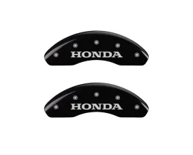 MGP Caliper Covers Front Set of 2 Black Finish | Silver Honda Honda Accord 1998-2002