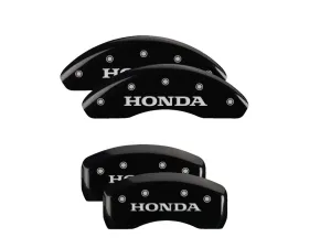 MGP Caliper Covers Set of 4 Black Finish for Honda Accord 2014-2017, 6061-T6 Aluminum