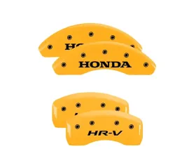 MGP Caliper Covers Set of 4 Yellow Finish | Black Honda | HR-V Honda HR-V 2016-2018