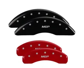 MGP Caliper Covers Set of 4 Black Finish for Land Rover 2018-2019 Range Rover Models