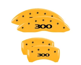 MGP Caliper Covers Set of 4 Yellow Finish | Black 300 Pre-2017 Chrysler 300C 2005-2010