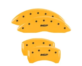 MGP Caliper Covers Set of 4 Yellow Finish | Black MGP Chrysler 300C 2005-2010