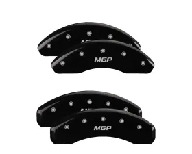MGP Caliper Covers Set of 4 Black Finish for 2001-2002 Chrysler Prowler, T-6061 Aluminum