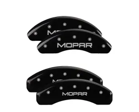 MGP Caliper Covers Set of 4 Black Finish for 2001-2002 Chrysler Prowler, T-6061 Aluminum