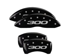 MGP Caliper Covers Set of 4 Black Finish | Silver Chrysler 300 2017 Chrysler