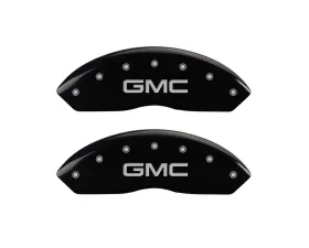 MGP Caliper Covers Front Set of 2 Black Finish | Silver GMC GMC Yukon 1997-2000