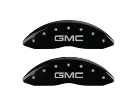 MGP Caliper Covers Front Set of 2 Black Finish | Silver GMC GMC Sierra 2007-2013