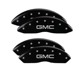 MGP Caliper Covers Set of 4 Black Finish for GMC Savana 2009-2017, T-6061 Aluminum