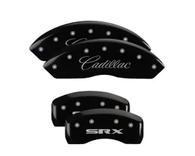 MGP Caliper Covers Set of 4 Black Finish | Silver Cadillac | SRX Cadillac