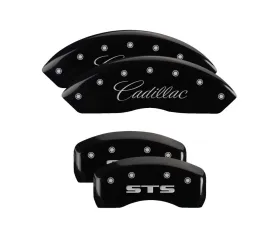 MGP Caliper Covers Set of 4 Black Finish | Silver Cadillac | STS Cadillac