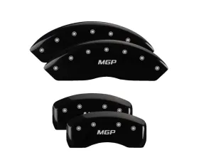 MGP Caliper Covers Set of 4 Black Finish for Infiniti Q60 2014-2015, T-6061 Aluminum