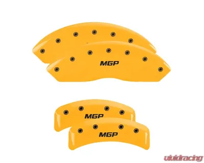 MGP Caliper Covers Set of 4 Yellow Finish | Black MGP Lexus - 38010SMGPYL