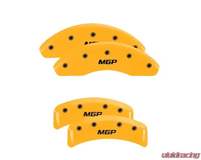 MGP Caliper Covers Set of 4 Yellow Finish | Black MGP Lexus IS250 2006-2008 - 38011SMGPYL