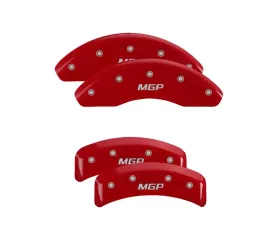MGP Caliper Covers Set of 4 Red Finish | Silver MGP Lexus IS250 2006-2008