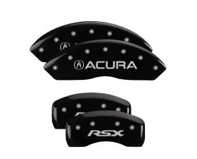MGP Caliper Covers Set of 4 Black Finish | Silver Acura | RSX Acura RSX 2002-2006