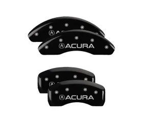 MGP Caliper Covers Set of 4 Black Finish | Silver Acura Acura TL 2004-2008
