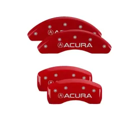 MGP Caliper Covers Set of 4 Red Finish for Acura NSX 2002-2005, T-6061 Aluminum