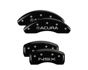 MGP Caliper Covers Set of 4 Black Finish | Silver Acura | NSX Acura NSX 2002-2005