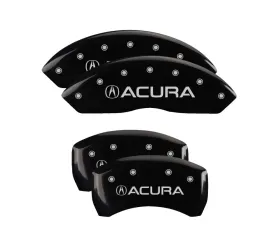 MGP Caliper Covers Set of 4 Black Finish | Silver Acura Acura RLX 2014-2017