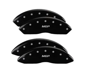 MGP Caliper Covers Set of 4 Black Finish for Acura RL 1999-2004, T-6061 Aluminum