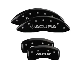 MGP Caliper Covers Set of 4 Black Finish | Silver Acura | MDX Acura MDX 2017-2019