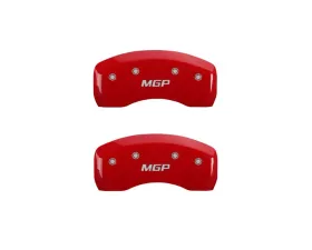 MGP Caliper Covers Rear Set of 2 Red Finish | Silver MGP Acura RL 2006-2008