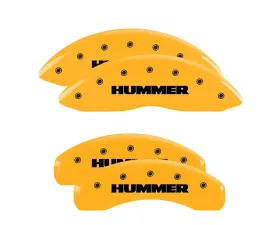 MGP Caliper Covers Set of 4 Yellow Finish | Black Hummer Hummer H2 2003-2009