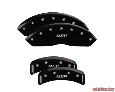 MGP Caliper Covers Set of 4 Black Finish | Silver MGP Subaru - 54003SMGPBK