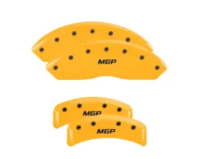 MGP Caliper Covers Set of 4 Yellow Finish | Black MGP Subaru