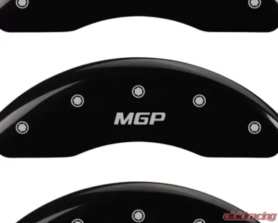 MGP Caliper Covers Set of 3 Black Finish | Silver MGP Polaris Slingshot 2015-2018 - 57001SMGPBK