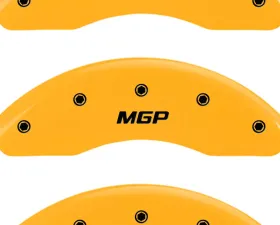 MGP Caliper Covers Set of 3 Yellow Finish | Black MGP Polaris Slingshot 2015-2018