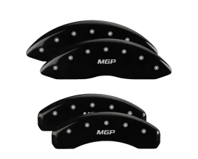 MGP Caliper Covers Set of 4 Black Finish for Maserati Quattroporte 2006-2007