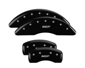 MGP Caliper Covers Set of 4 Black Finish for Genesis G80 2017-2018, T-6061 Aluminum