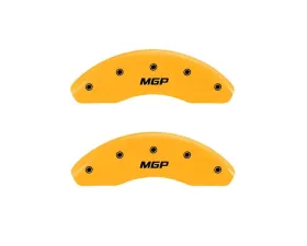 MGP Caliper Covers Front Set of 2 Yellow Finish | Black MGP Ford Transit Connect 2010-2013